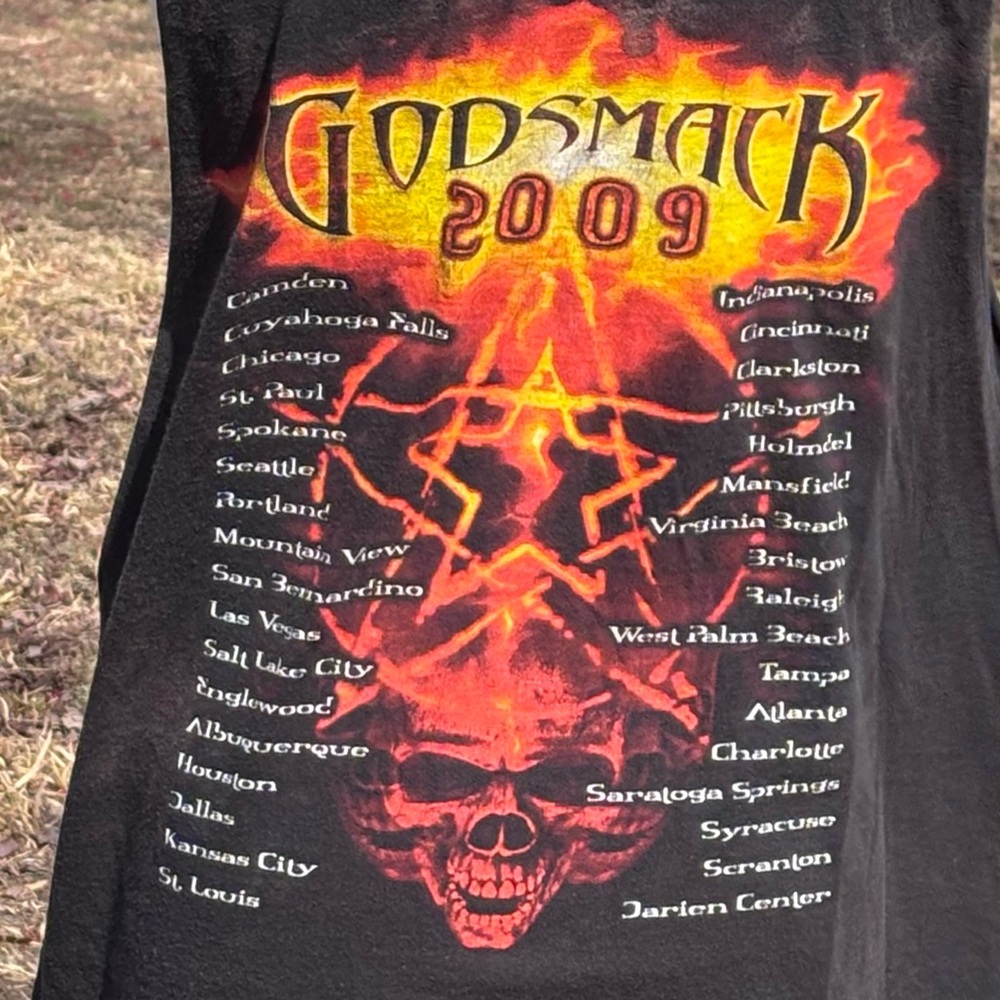 2009 Godsmack Band Muscle Tee/Tank! - Picture 6 of 8